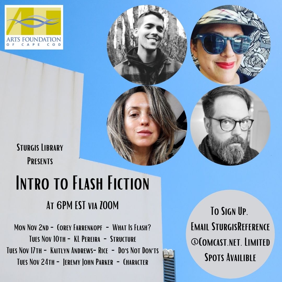 Flash Fiction Writing Class 1 with Corey Farrenkopf